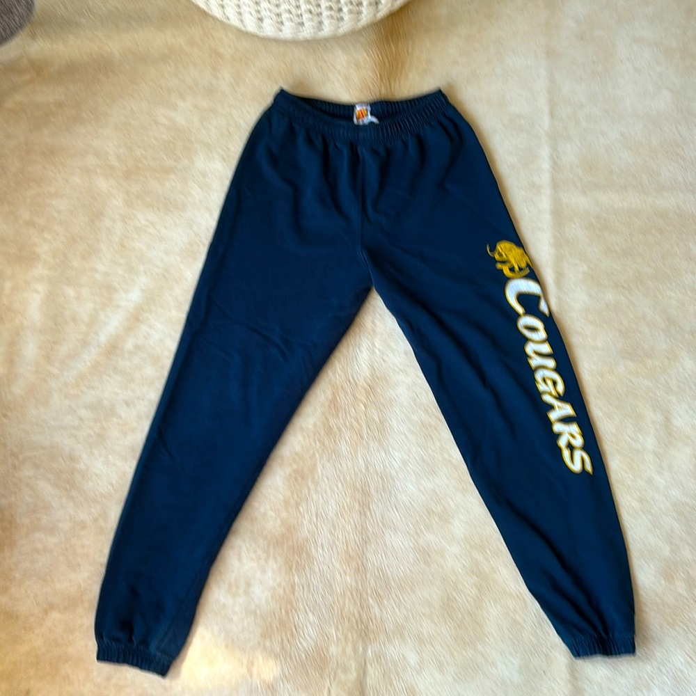 University Southern California USC COUGARS Navy Joggers Sweatpants